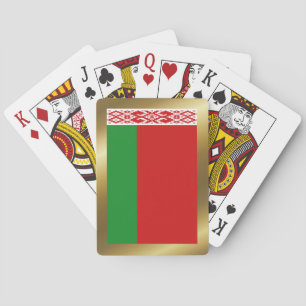 Weißrussland-Flagge Spielkarten