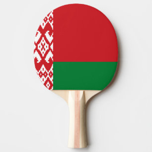 Weißrussland-Flagge Tischtennis Schläger