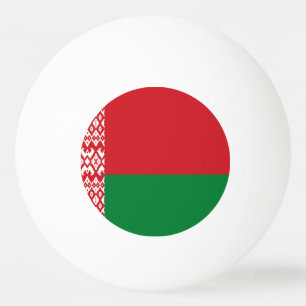 Weißrussland-Flagge Tischtennisball