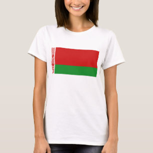 Weißrussland Flagge x Karte T - Shirts