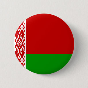 Weißrussland-Flaggen-Knopf Button