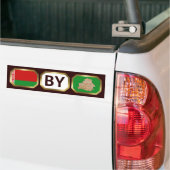 Weißrussland Flaggenplan-Code Autoaufkleber (Auf Lkw)