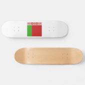 Weißrussland-Flaggenzeichen Skateboard (Horizontal)