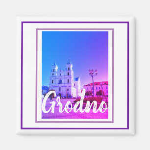 Weißrussland Grodno Architektur Landschaft Magnet