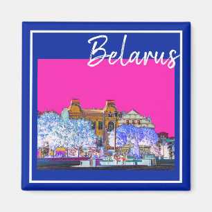 Weißrussland Grodno City View Architecture Magnet