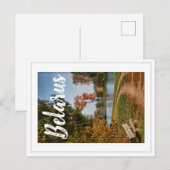 Weißrussland Grodno Landschaft Postkarte (Vorne/Hinten)