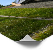 Weißrussland Grodno Old Retro Sowjetbus Poster (Ecke)