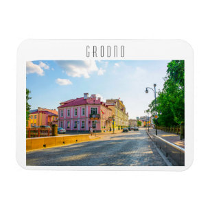 Weißrussland Grodno Stadtarchitektur Magnet