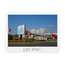 Weißrussland Grodno Stadtarchitektur Magnet