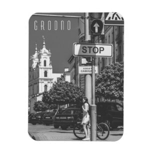 Weißrussland Grodno Stadtarchitektur Magnet