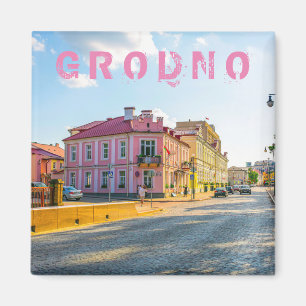 Weißrussland Grodno Stadtarchitektur Magnet