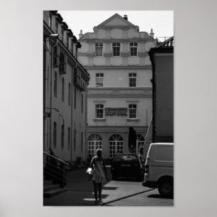 Weißrussland Grodno Stadtarchitektur Poster