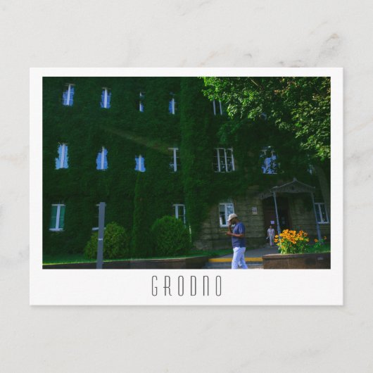 Weißrussland Grodno Stadtarchitektur Postkarte (Vorderseite)