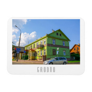 Weißrussland Grodno Stadtbild Stadtarchitektur Magnet