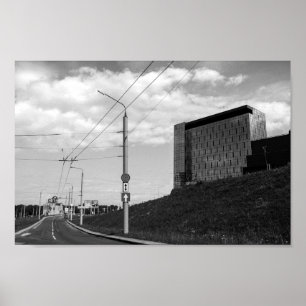 Weißrussland Grodno Stadtbild Stadtbild Architektu Poster