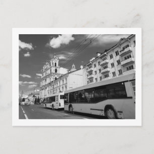 Weißrussland Grodno Stadtbild Stadtbild Architektu Postkarte
