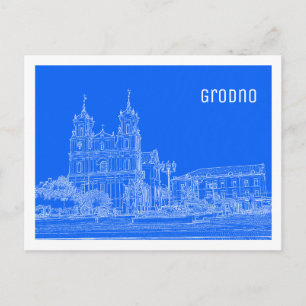 Weißrussland Grodno Stadtbild Stadtbild Architektu Postkarte