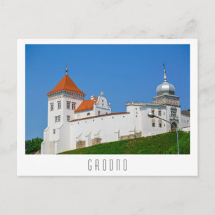 Weißrussland Grodno Städtische Architektur Burg Postkarte