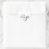 Weißrussland Grodno Wassertürme Herz-Aufkleber (Tasche)