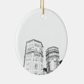 Weißrussland Grodno Wassertürme Keramik Ornament (Rechts)