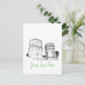 Weißrussland Grodno Wassertürme Postkarte (Stehend Vorderseite)