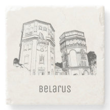 Weißrussland Grodno Wassertürme Sketch-Architektur