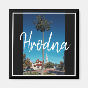 Weißrussland Hrodna Architektur Traktor Magnet