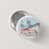 Weißrussland Hrodna Grodno Architecture Button But (Vorne & Hinten)