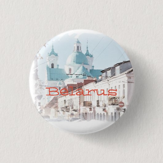 Weißrussland Hrodna Grodno Architecture Button But (Vorderseite)