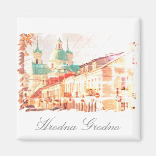 Weißrussland Hrodna Grodno Architektur Magnet