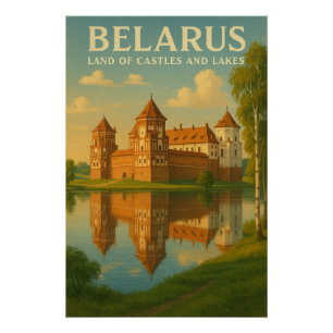 WEISSRUSSland — LAND DER SCHLÖSSER UND SEEN” Poster