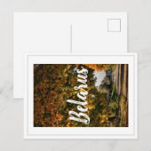 Weißrussland Landschaft Landschaft Postkarte (Vorne/Hinten)