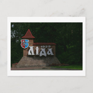 Weißrussland Lida Stadt Landschaft Natur Postkarte