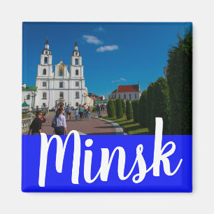 Weißrussland Minsk М и нк Stadtbild Magnet