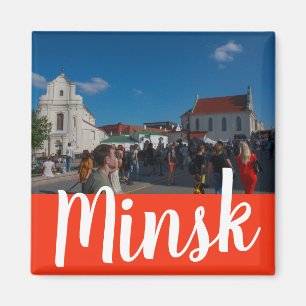 Weißrussland Minsk М и нк Stadtbild Magnet