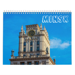 Weißrussland Minsk Architecture City Streams М и н Kalender