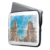 Weißrussland Minsk Architektur Laptop Sleeve Abdec (Vorderseite Links)