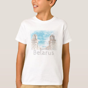 Weißrussland Minsk Architektur T-Shirt Oberteil