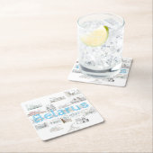 Weißrussland Minsk Brest Architecture Paper Unters Rechteckiger Pappuntersetzer (Vor Ort)