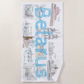 Weißrussland Minsk Brest Architektur Badetuch (Vorderseite)