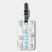 Weißrussland Minsk Brest Architektur Gepäcktag Gepäckanhänger (Vorderseite vertikal)