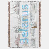 Weißrussland Minsk Brest Architektur Throw Blanket Decke (Vorderseite Vertikal)