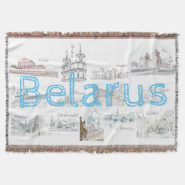 Weißrussland Minsk Brest Architektur Throw Blanket Decke