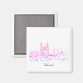 Weißrussland Minsk City Architecture Magnet (Vorderseite/Rückseite)