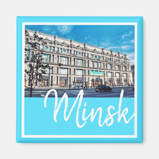 Weißrussland Minsk City Architecture Magnet (Vorne)