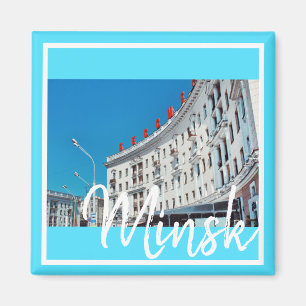 Weißrussland Minsk Stadt Architektur Magnet