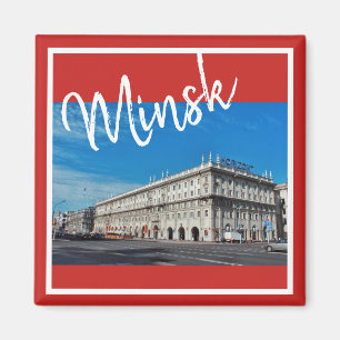 Weißrussland Minsk Stadt Architektur Magnet
