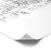Weißrussland Minsk Styized Architecture Sketch Pos Poster (Ecke)