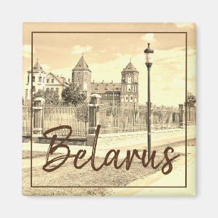 Weißrussland Mir Burg Architektur Naturmagnet Magnet
