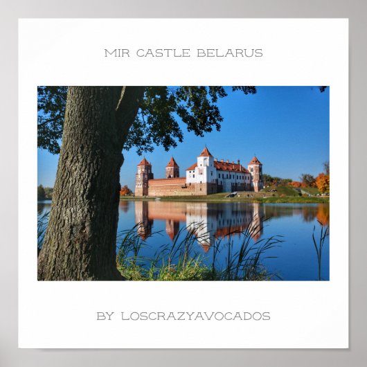 Weißrussland Mir Castle Architecture Nature Poster (Vorne)